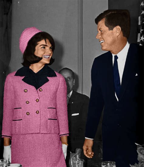 jacqueline kennedy onassis pink chanel suit blood stained|what happened to Jacqueline Kennedy.